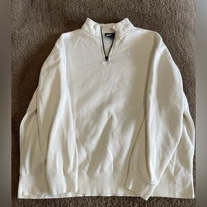 Creamy/Yellow Nike Quarter Zip